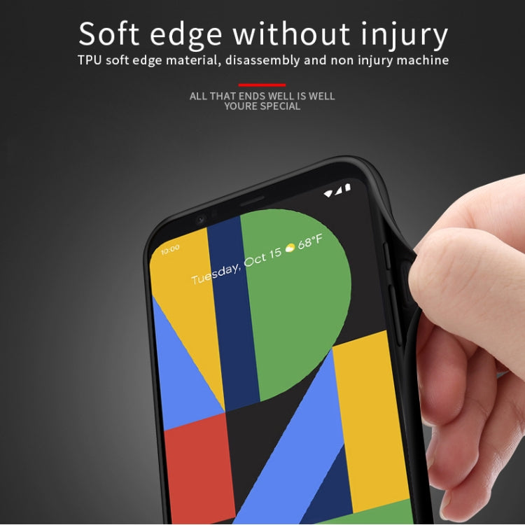 For Google Pixel4 XL PINWUYO Rong Series  Shockproof PC + TPU+ Chemical Fiber Cloth Protective Cover(Yellow) - Google Cases by PINWUYO | Online Shopping South Africa | PMC TechLife | Buy Now Pay Later Mobicred