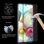 For  Galaxy A71 ENKAY Hat-Prince 2 PCS Full Glue 0.26mm 9H 2.5D Tempered Glass Full Coverage Film