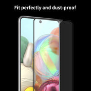 For  Galaxy A71 ENKAY Hat-Prince 2 PCS Full Glue 0.26mm 9H 2.5D Tempered Glass Full Coverage Film