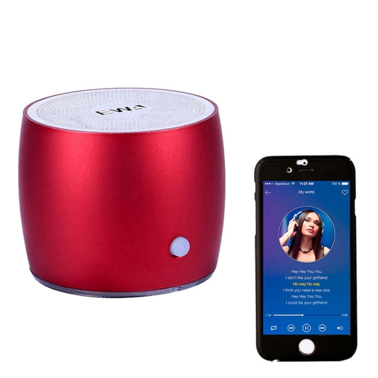 EWA A103 Portable Bluetooth Speaker Wireless Heavy Bass Bomm Box Subwoofer Phone Call Surround Sound Bluetooth Shower Speaker(Red) - free shipping - PMC Jewellery - Order now!