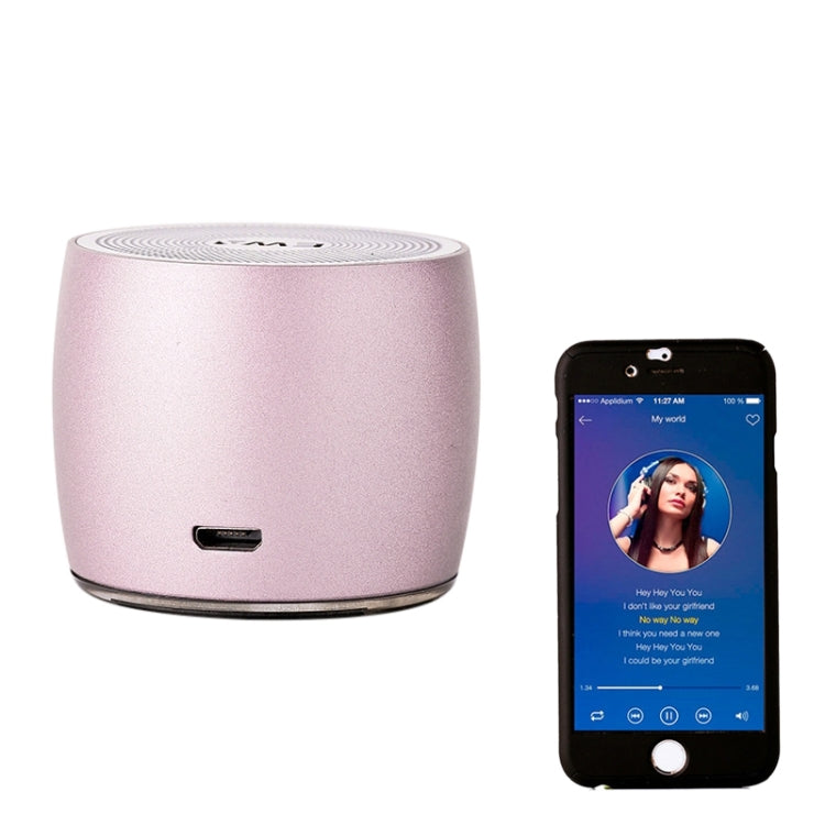 EWA A103 Portable Bluetooth Speaker Wireless Heavy Bass Bomm Box Subwoofer Phone Call Surround Sound Bluetooth Shower Speaker(Rose Gold) - free shipping - PMC TechLife - Order now!