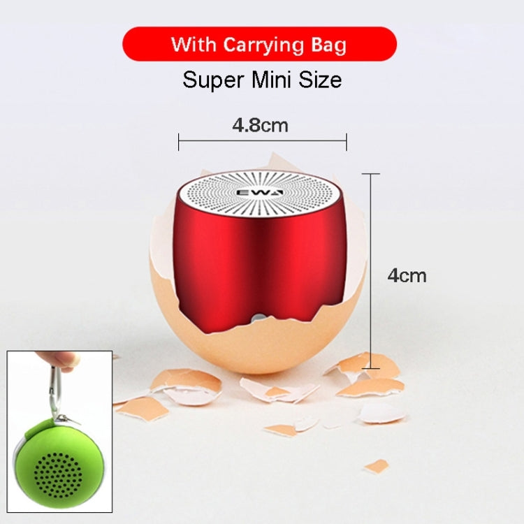 EWA A103 Portable Bluetooth Speaker Wireless Heavy Bass Bomm Box Subwoofer Phone Call Surround Sound Bluetooth Shower Speaker(Silver) - free shipping - PMC TechLife - Order now!
