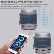 EWA A113 Portable Super Mini Bluetooth Speaker Wireless Bass Subwoofer Boom Box Speakers(Rose Gold)