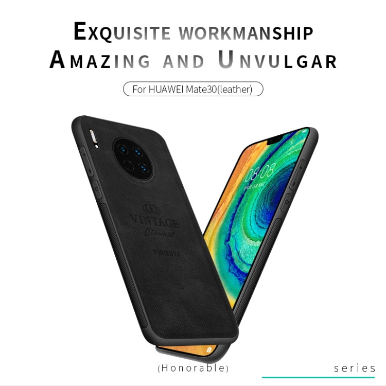 For Huawei Mate 30 5G (Leather) PINWUYO Zun Series PC + TPU + Skin Waterproof Anti-fall All-inclusive Protective Case(Gray) - free shipping - PMC TechLife - Order now!