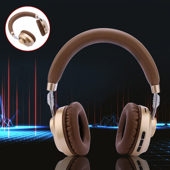 VJ083 Folding Wireless Headset Bluetooth Competitive Game Music Sports Plug Cartoon Wireless Headset(Black)