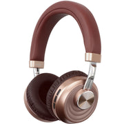 VJ083 Folding Wireless Headset Bluetooth Competitive Game Music Sports Plug Cartoon Wireless Headset(Gold)