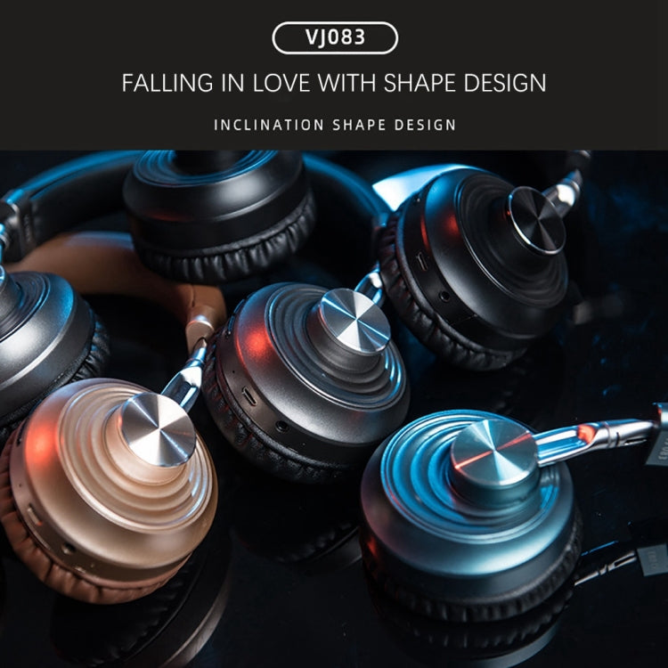 VJ083 Folding Wireless Headset Bluetooth Competitive Game Music Sports Plug Cartoon Wireless Headset(Green) - Headset & Headphone by PMC TechLife | Online Shopping South Africa | PMC TechLife