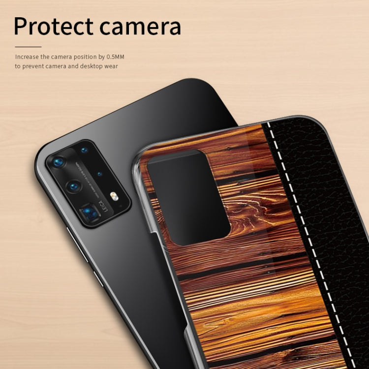 For Huawei P40 Pro PINWUYO Pindun Series Slim 3D Flashing All-inclusive PC Case(Brown) - Huawei Cases by PINWUYO | Online Shopping South Africa | PMC TechLife | Buy Now Pay Later Mobicred