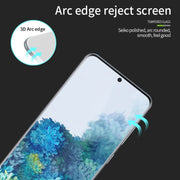 For Galaxy S20 PINWUYO 9H 3D Hot Bending Tempered Glass Film(Black)
