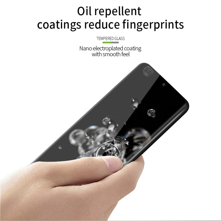 For Galaxy S20 Ultra PINWUYO 9H 3D Hot Bending Tempered Glass Film(Black) - Galaxy Tempered Glass by PINWUYO | Online Shopping South Africa | PMC TechLife | Buy Now Pay Later Mobicred