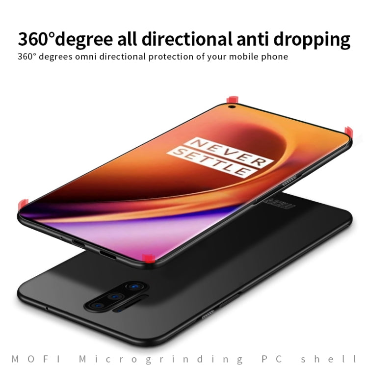 For  OnePlus 8 Pro MOFI Frosted PC Ultra-thin Hard Case(Black) - OnePlus Cases by MOFI | Online Shopping South Africa | PMC Jewellery | Buy Now Pay Later Mobicred