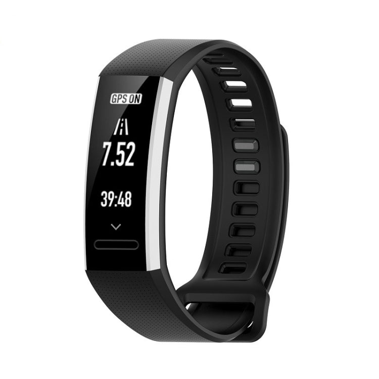 For Huawei Band 2 Pro / Band 2 / ERS-B19 / ERS-B29 Sports Bracelet Silicone Watch Band(Black) - Watch Bands by PMC Jewellery | Online Shopping South Africa | PMC Jewellery | Buy Now Pay Later Mobicred