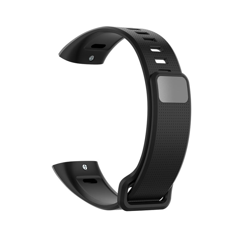 For Huawei Band 2 Pro / Band 2 / ERS-B19 / ERS-B29 Sports Bracelet Silicone Watch Band(Black) - Watch Bands by PMC Jewellery | Online Shopping South Africa | PMC Jewellery | Buy Now Pay Later Mobicred