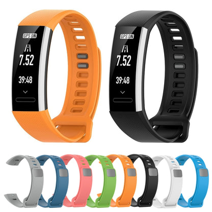 For Huawei Band 2 Pro / Band 2 / ERS-B19 / ERS-B29 Sports Bracelet Silicone Watch Band(Black) - Watch Bands by PMC Jewellery | Online Shopping South Africa | PMC Jewellery | Buy Now Pay Later Mobicred