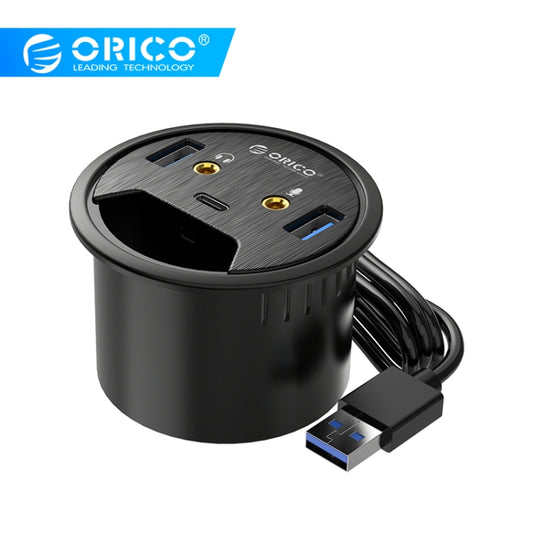 ORICO DESK-2U1C Desktop Power Grommet Multi-Function HUB - free shipping - PMC Jewellery - Order now!