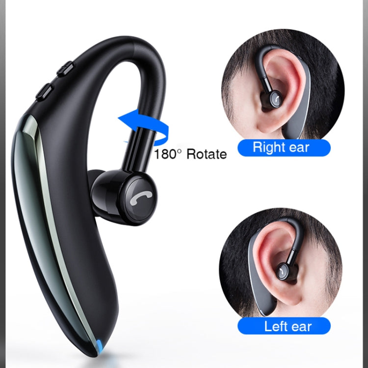 F900 Mini Earhook 180�� Freely Rotating Wireless Bluetooth 5.0 Earphone Car Handsfree Call Headphone(Black Gray) - Bluetooth Earphone by PMC TechLife | Online Shopping South Africa | PMC TechLife