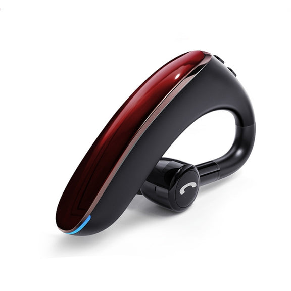 F900 Mini Earhook 180�� Freely Rotating Wireless Bluetooth 5.0 Earphone Car Handsfree Call Headphone(Red)