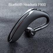 F900 Mini Earhook 180�� Freely Rotating Wireless Bluetooth 5.0 Earphone Car Handsfree Call Headphone(Red)