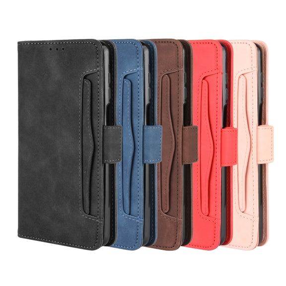 For Xiaomi Redmi Note 9 Pro / Note 9s / Note 9 Pro Max  Wallet Style Skin Feel Calf Pattern Leather Case with Separate Card Slot(Black)