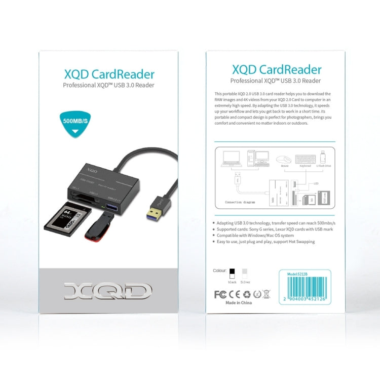 Onten 5212B USB3.0 To XQD + SD Card High-Speed Card Reader -  by Onten | Online Shopping South Africa | PMC Jewellery | Buy Now Pay Later Mobicred