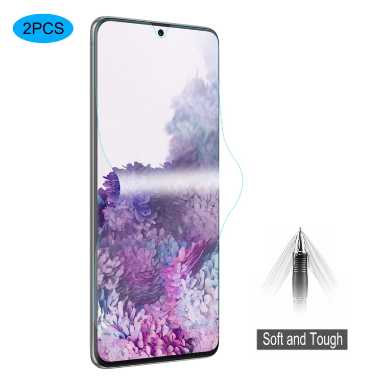 For Galaxy S20+ 2 PCS ENKAY Hat-Prince 0.1mm 3D Full Screen Protector Explosion-proof Hydrogel Film - For Samsung by ENKAY | Online Shopping South Africa | PMC Jewellery | Buy Now Pay Later Mobicred