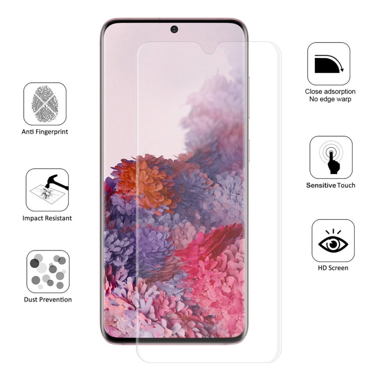 For Galaxy S20+ 2 PCS ENKAY Hat-Prince 0.1mm 3D Full Screen Protector Explosion-proof Hydrogel Film