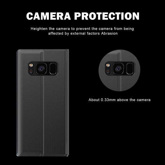 For Samsung Galaxy S10 Plus Plain Texture Cloth Attraction Flip Holder Leather Phone Case(Black)