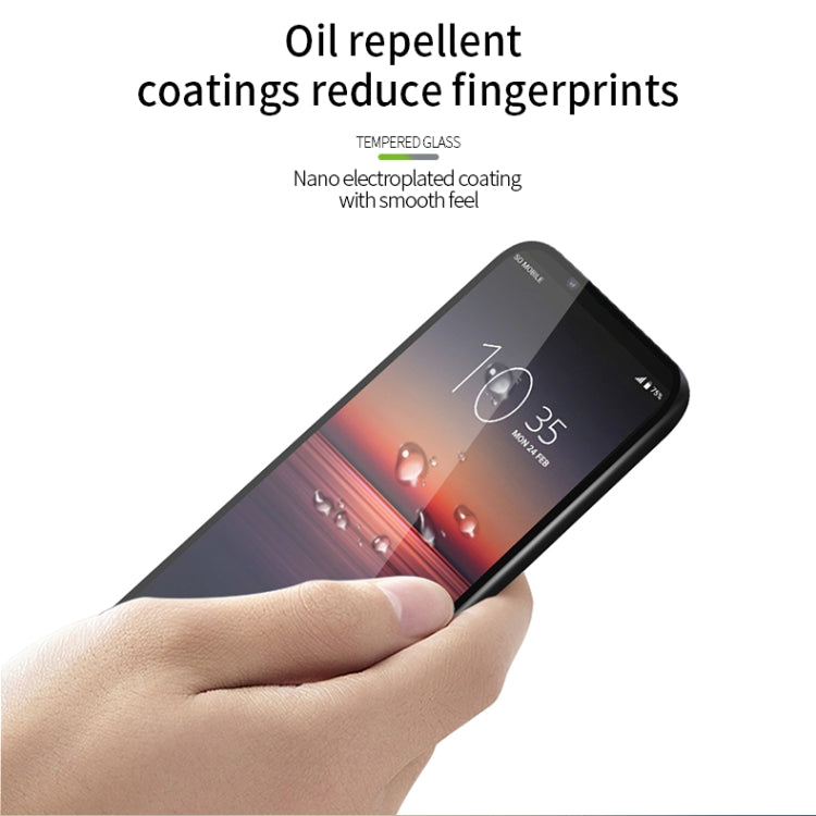 For Sony Xperia 1 II PINWUYO 9H 2.5D Full Screen Tempered Glass Film(Black)