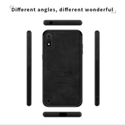 For Galaxy A01 PINWUYO Zun Series PC + TPU + Skin Water-resistant And Anti-fall All-inclusive Protective Shell(Black)