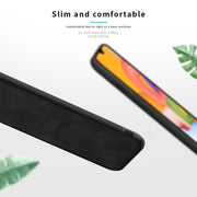 For Galaxy A01 PINWUYO Zun Series PC + TPU + Skin Water-resistant And Anti-fall All-inclusive Protective Shell(Black)
