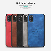 For Galaxy A41 PINWUYO Zun Series PC + TPU + Skin Water-resistant And Anti-fall All-inclusive Protective Shell(Black)
