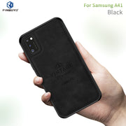 For Galaxy A41 PINWUYO Zun Series PC + TPU + Skin Water-resistant And Anti-fall All-inclusive Protective Shell(Black)
