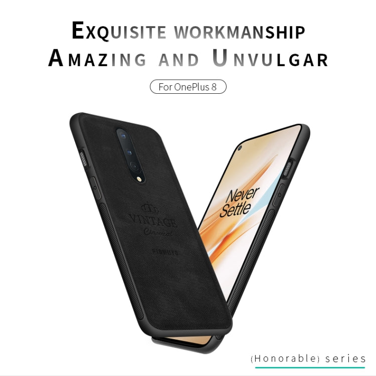 For Oneplus 8 PINWUYO Zun Series PC + TPU + Skin Waterproof And Anti-fall All-inclusive Protective Shell(Gray) - OnePlus Cases by PINWUYO | Online Shopping South Africa | PMC TechLife | Buy Now Pay Later Mobicred