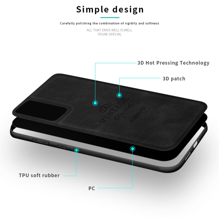 For Huawei P40 PINWUYO Zun Series PC + TPU + Skin Waterproof And Anti-fall All-inclusive Protective Shell(Brown) - free shipping - PMC TechLife - Order now!