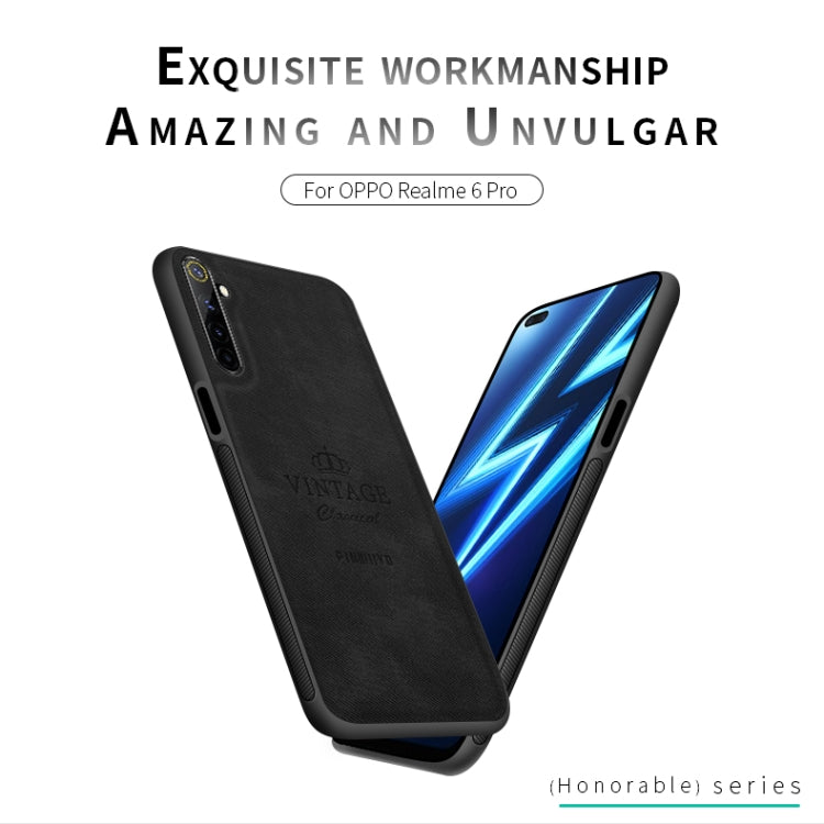 For OPPO Realme 6 Pro PINWUYO Zun Series PC + TPU + Skin Waterproof And Anti-fall All-inclusive Protective Shell(Black) - free shipping - PMC TechLife - Order now!