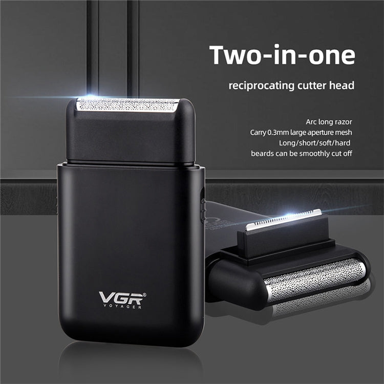 VGR V-390 5W USB Portable Reciprocating Electric Shaver (Black) - free shipping - PMC TechLife - Order now!