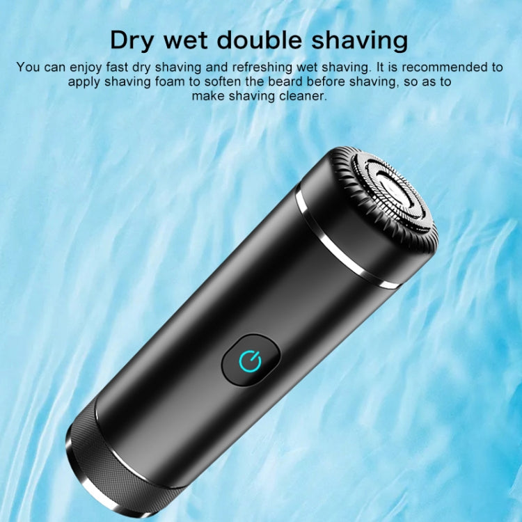 S1080 Mini Metal Turbo Electric Shaver Razor (Black) - free shipping - PMC TechLife - Order now!