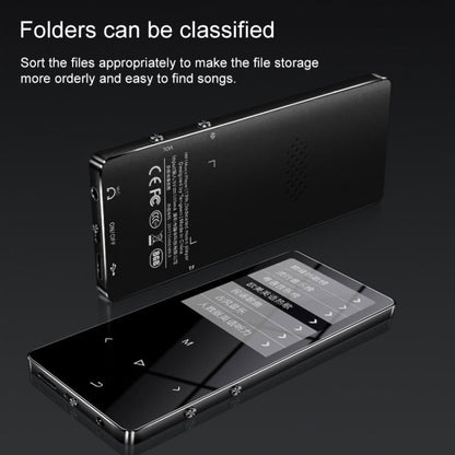 X2 16GB 1.8 inch Touch Screen Metal Bluetooth MP3 MP4 Hifi Sound Music Player (Black) - free shipping - PMC Jewellery - Order now!