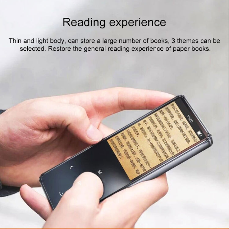 X2 16GB 1.8 inch Touch Screen Metal Bluetooth MP3 MP4 Hifi Sound Music Player (Black) - free shipping - PMC Jewellery - Order now!