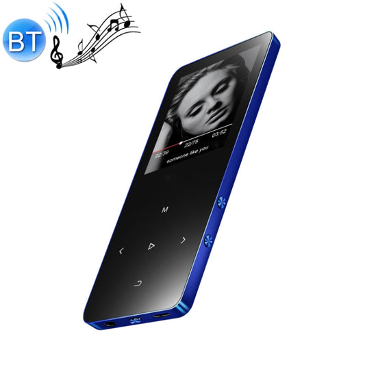 X2 16GB 1.8 inch Touch Screen Metal Bluetooth MP3 MP4 Hifi Sound Music Player (Blue) - MP4 Player by PMC Jewellery | Online Shopping South Africa | PMC Jewellery | Buy Now Pay Later Mobicred