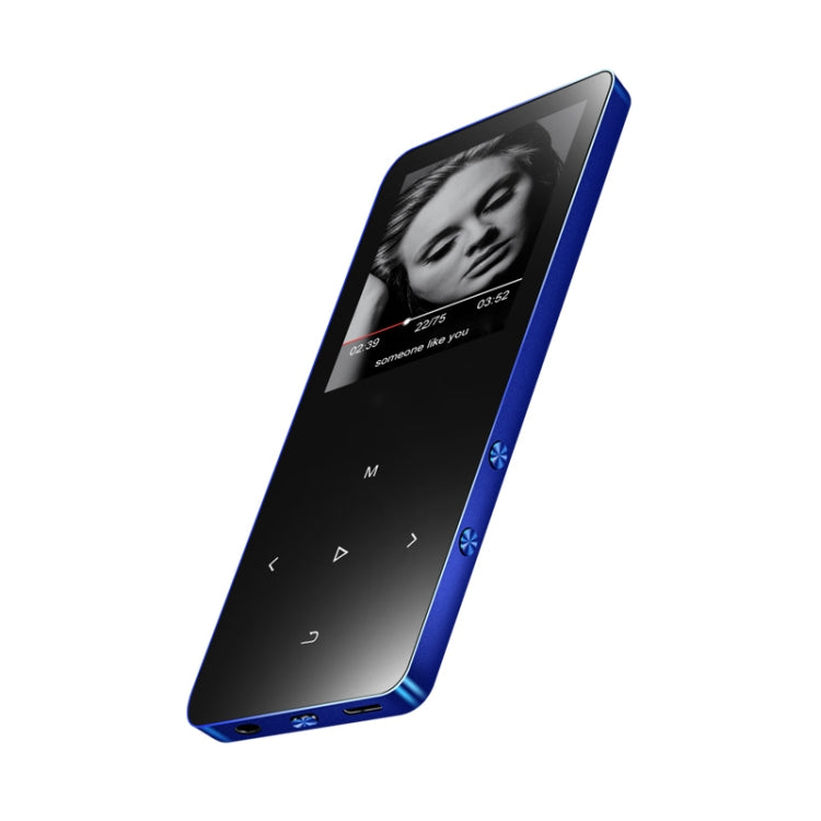 X2 16GB 1.8 inch Touch Screen Metal Bluetooth MP3 MP4 Hifi Sound Music Player (Blue) - MP4 Player by PMC TechLife | Online Shopping South Africa | PMC TechLife | Buy Now Pay Later Mobicred