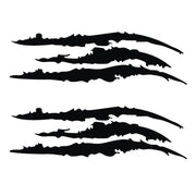 2 PCS Reflective Car Sticker Monster Scratch Stripe Claw Marks Car Auto Headlight Decoration Vinyl Decal Car Stickers, Size:40X12cm