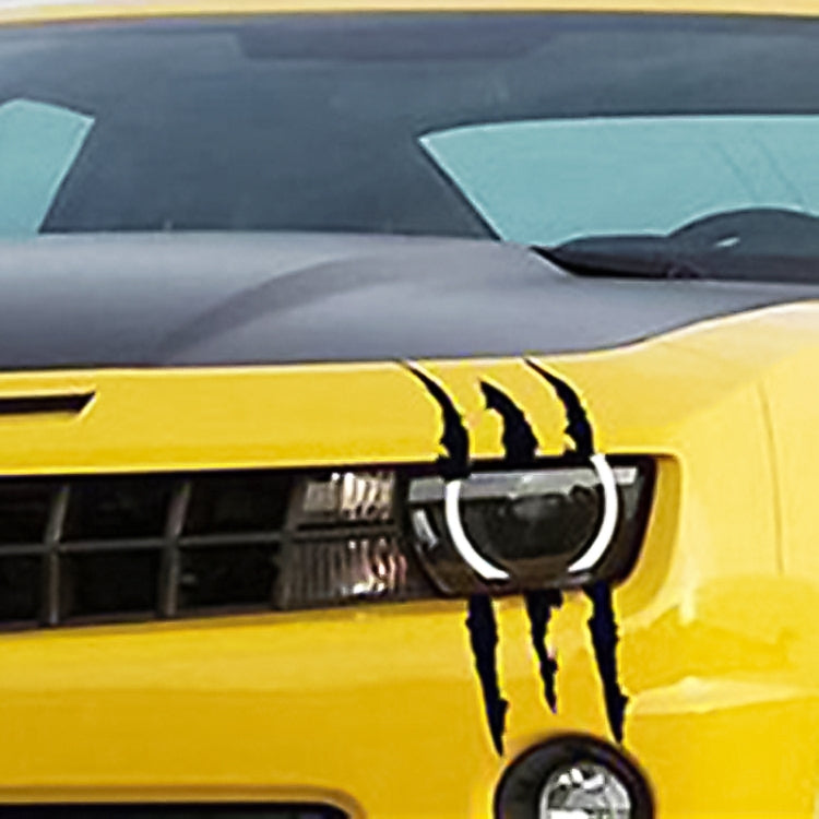 2 PCS Reflective Car Sticker Monster Scratch Stripe Claw Marks Car Auto Headlight Decoration Vinyl Decal Car Stickers, Size:40X12cm