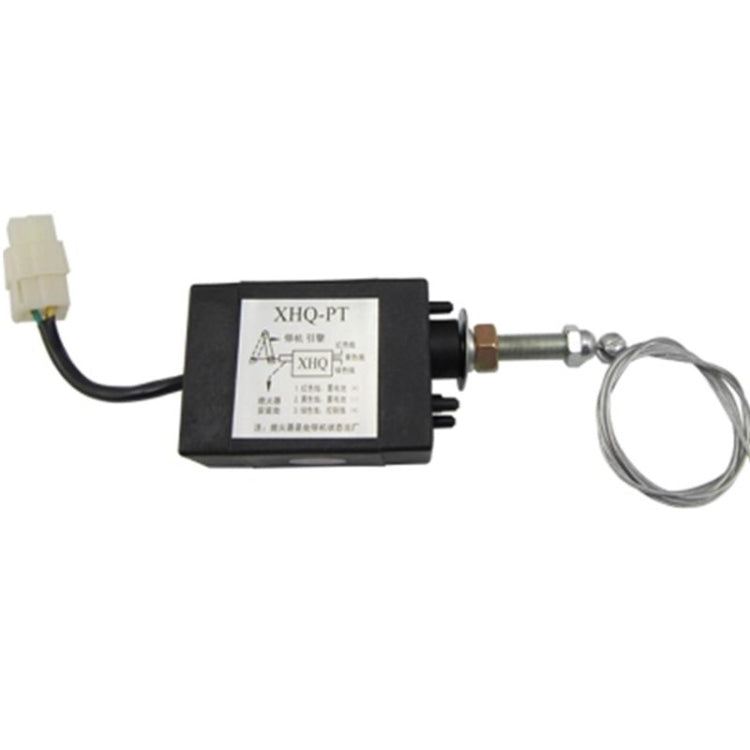 Normally Close DC 12V/24V Diesel Engine Flame Out Device Engine Stop Solenoid Valve XHQ-PT Power Off Pull Type Flameout Magnetic 12V - Gasoline Generators by PMC TechLife | Online Shopping South Africa | PMC TechLife