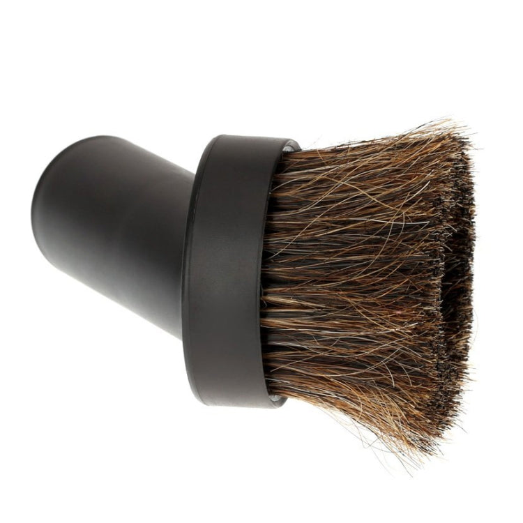 5 PCS 32mm Vacuum cleaner brush head Home Use Mixed Horse Hair Oval Cleaning Brush Head Vacuum Cleaner Accessories Tool(Black)
