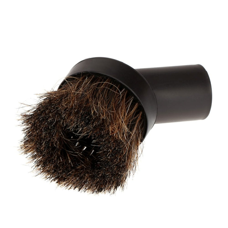 5 PCS 32mm Vacuum cleaner brush head Home Use Mixed Horse Hair Oval Cleaning Brush Head Vacuum Cleaner Accessories Tool(Black)