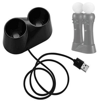 VR Controller Charger Dual USB Dock Game Charging Station Stand for PS4 PSVR Move Tool - free shipping - PMC Jewellery - Order now!