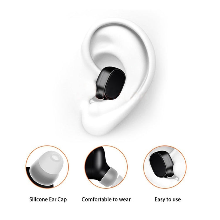 LESIRI X12 Bluetooth Headset Mini Wireless Earphone Portable USB Magnetic Charging Headset Sport Earbud Headset for iPhone(Black) - Bluetooth Earphone by LESIRI | Online Shopping South Africa | PMC Jewellery | Buy Now Pay Later Mobicred