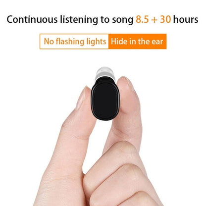LESIRI X12 Bluetooth Headset Mini Wireless Earphone Portable USB Magnetic Charging Headset Sport Earbud Headset for iPhone(Black) - Bluetooth Earphone by LESIRI | Online Shopping South Africa | PMC Jewellery | Buy Now Pay Later Mobicred