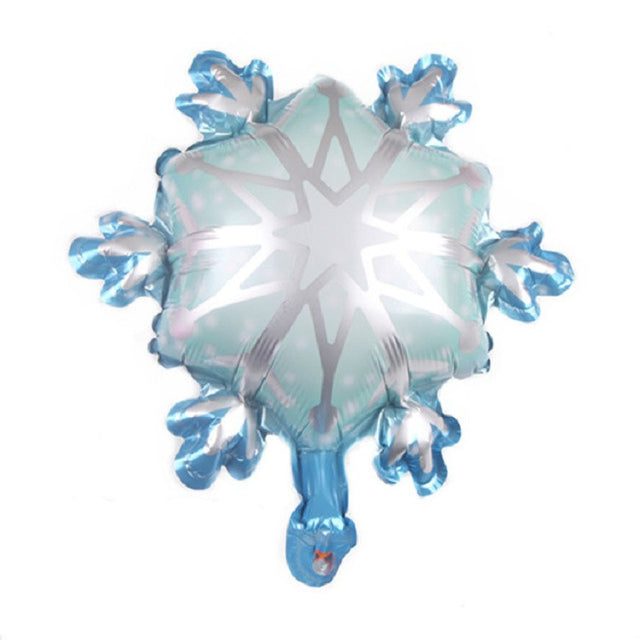 5 PCS Snowflake Shaped Holiday Decoration Aluminum Film Balloon, Size:32��36cm Mini Snowflake